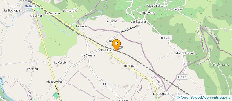 localisation de l'entreprise MONSIEUR DOMINIQUE PIQUET  BETAILLE