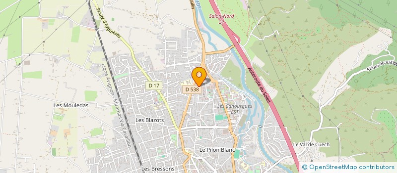 localisation de l'entreprise MONSIEUR DOMINIQUE PIRSON  SALON-DE-PROVENCE