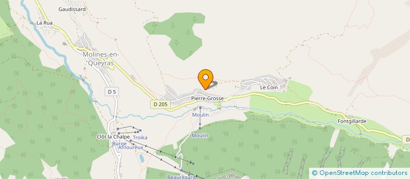 localisation de l'entreprise MONSIEUR DOMINIQUE PLACHTA  MOLINES-EN-QUEYRAS