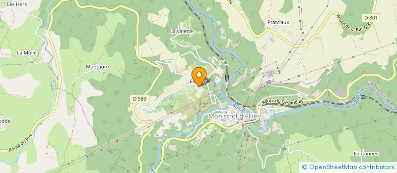 localisation de l'entreprise MONSIEUR DOMINIQUE PLANTIN  MONISTROL-D ALLIER