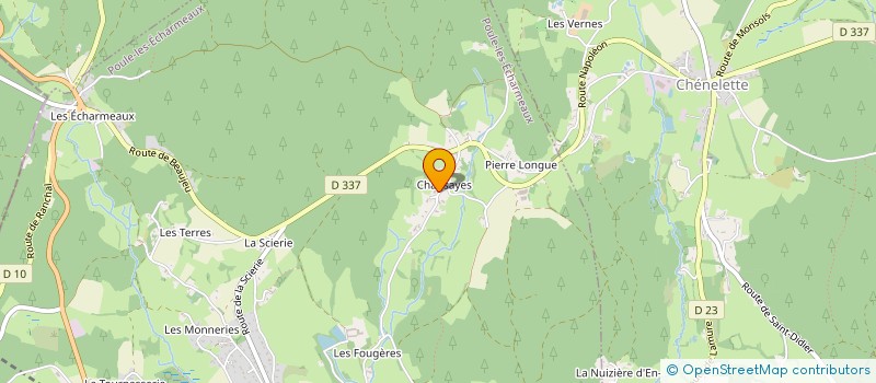 localisation de l'entreprise MONSIEUR DOMINIQUE PLASSE  POULE-LES-ECHARMEAUX