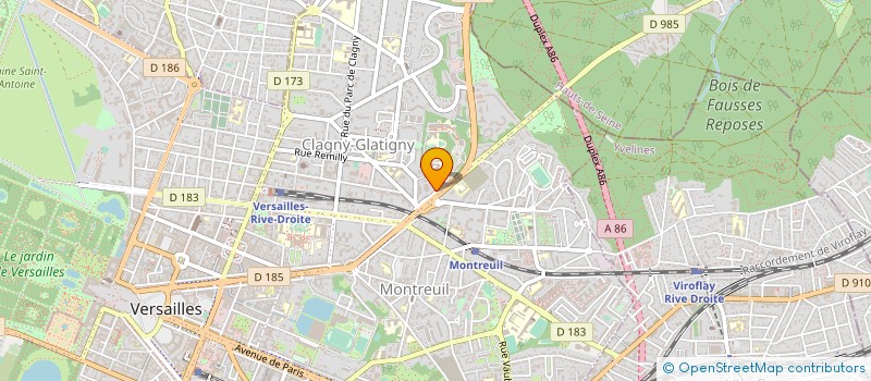 localisation de l'entreprise MONSIEUR DOMINIQUE PLAT à VERSAILLES