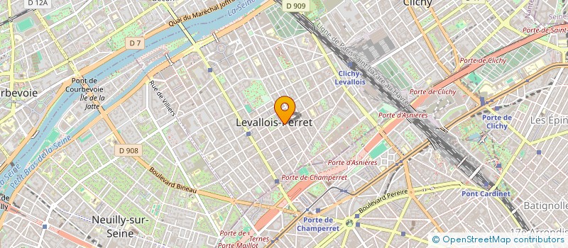 localisation de l'entreprise MONSIEUR DOMINIQUE POILE à LEVALLOIS-PERRET