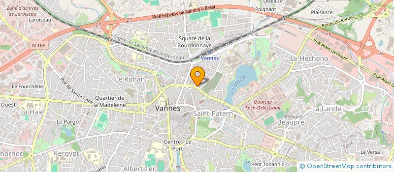 localisation de l'entreprise MONSIEUR DOMINIQUE POIRIER à VANNES