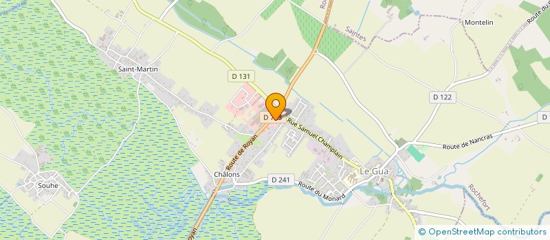 localisation de l'entreprise MONSIEUR DOMINIQUE POISSON  LE GUA