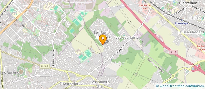 localisation de l'entreprise MONSIEUR DOMINIQUE POLETTI  HERBLAY-SUR-SEINE