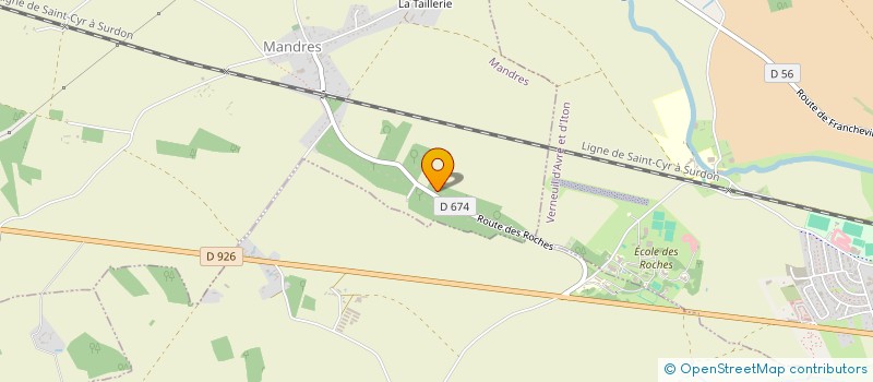 localisation de l'entreprise MONSIEUR DOMINIQUE POLINE  MANDRES