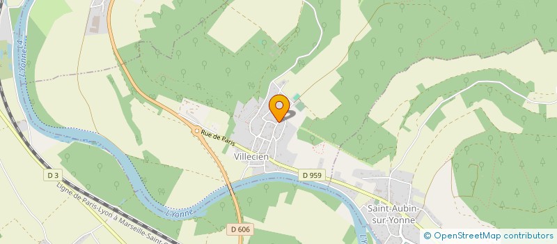 localisation de l'entreprise MONSIEUR DOMINIQUE POMEON  VILLECIEN