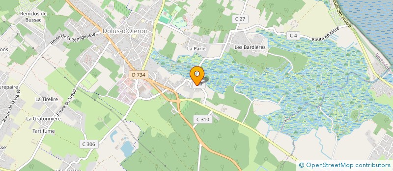 localisation de l'entreprise MONSIEUR DOMINIQUE PONCHON à DOLUS-D'OLERON