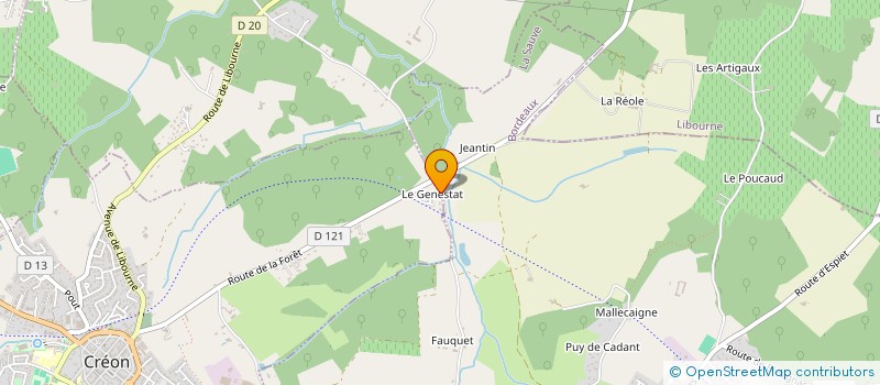 localisation de l'entreprise MONSIEUR DOMINIQUE PORCHER  LA SAUVE