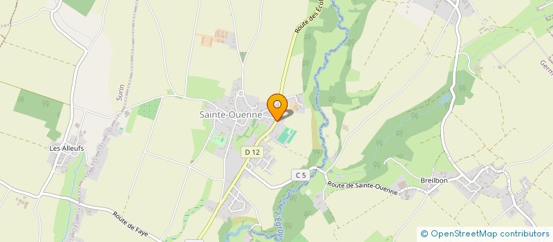 localisation de l'entreprise MONSIEUR DOMINIQUE PORTEJOIE  SAINTE-OUENNE