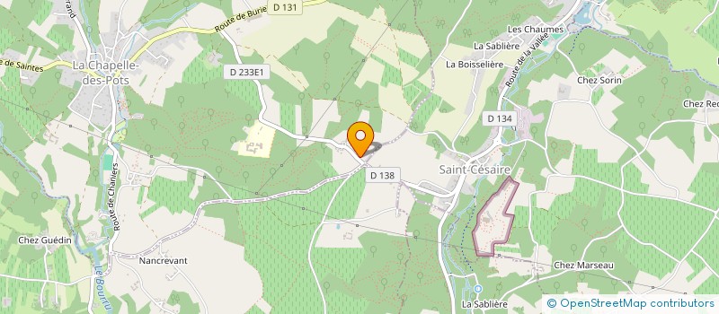 localisation de l'entreprise MONSIEUR DOMINIQUE PORTES  LA CHAPELLE-DES-POTS