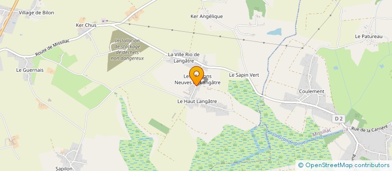 localisation de l'entreprise MONSIEUR DOMINIQUE POTIER  ASSERAC