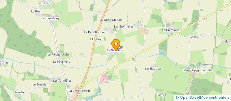 localisation de l'entreprise MONSIEUR DOMINIQUE POTIRON  LA MEILLERAYE-DE-BRETAGNE