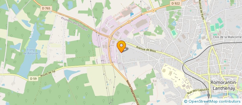 localisation de l'entreprise MONSIEUR DOMINIQUE POUCAN  ROMORANTIN-LANTHENAY