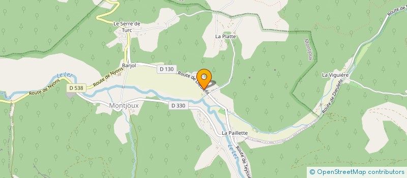 localisation de l'entreprise MONSIEUR DOMINIQUE POUCHAIN  MONTJOUX