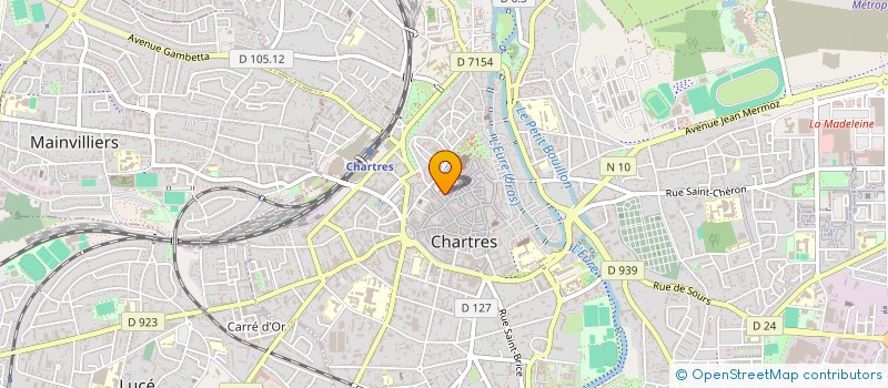 localisation de l'entreprise MONSIEUR DOMINIQUE POUCHIN à CHARTRES