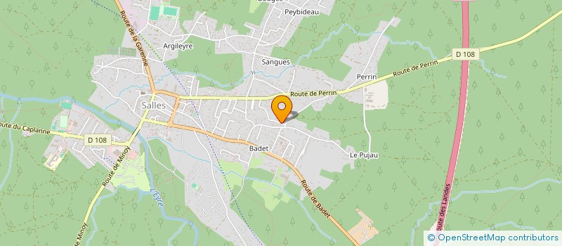 localisation de l'entreprise MONSIEUR DOMINIQUE POUPA  SALLES