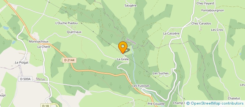 localisation de l'entreprise MONSIEUR DOMINIQUE POURADIER  MENAT