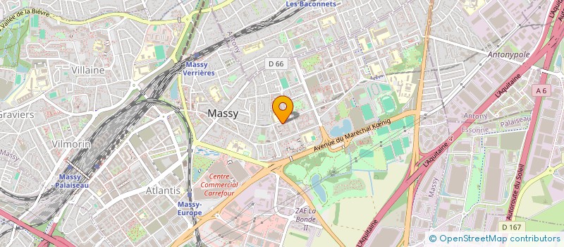 localisation de l'entreprise MONSIEUR DOMINIQUE POURIAS à MASSY