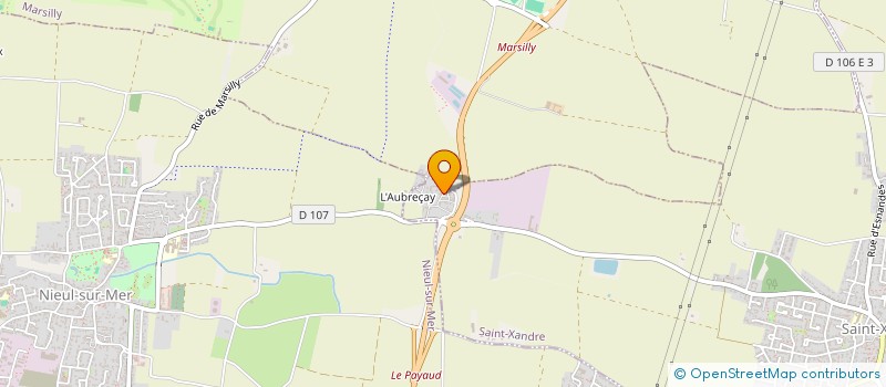 localisation de l'entreprise MONSIEUR DOMINIQUE PRADEAU  SAINT-XANDRE