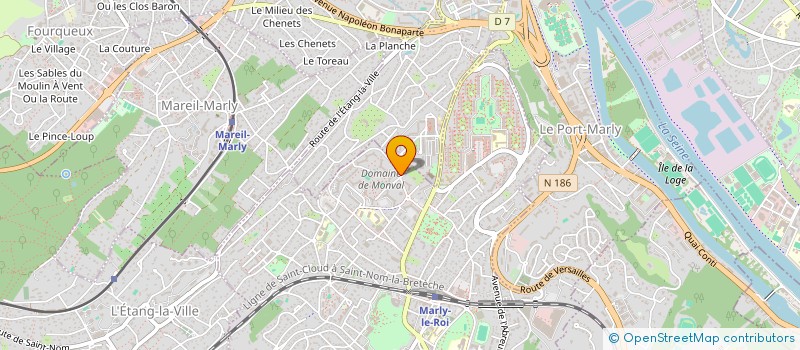 localisation de l'entreprise MONSIEUR DOMINIQUE PRADELLES  MARLY-LE-ROI