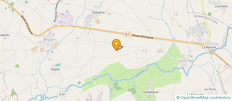 localisation de l'entreprise MONSIEUR DOMINIQUE PRADELS  BOURNAZEL