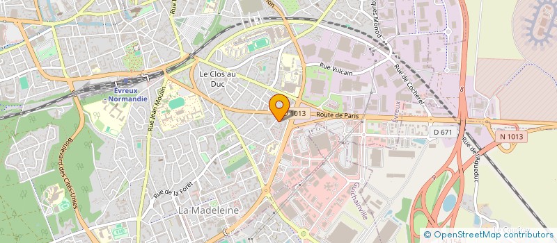 localisation de l'entreprise MONSIEUR DOMINIQUE PREIRA  EVREUX