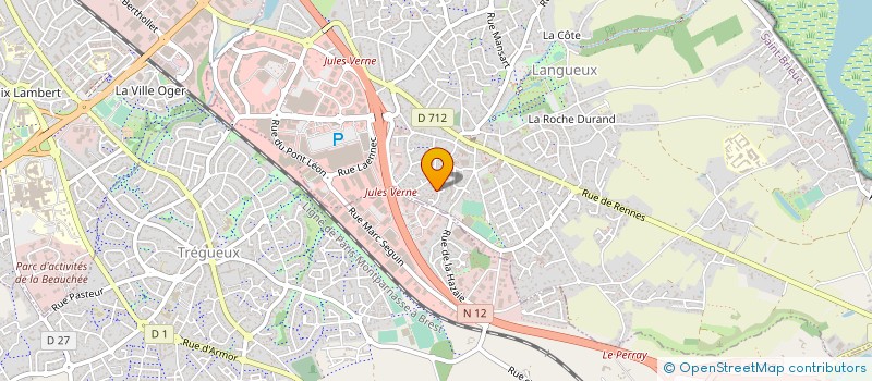 localisation de l'entreprise MONSIEUR DOMINIQUE PREVOT  PLEDRAN