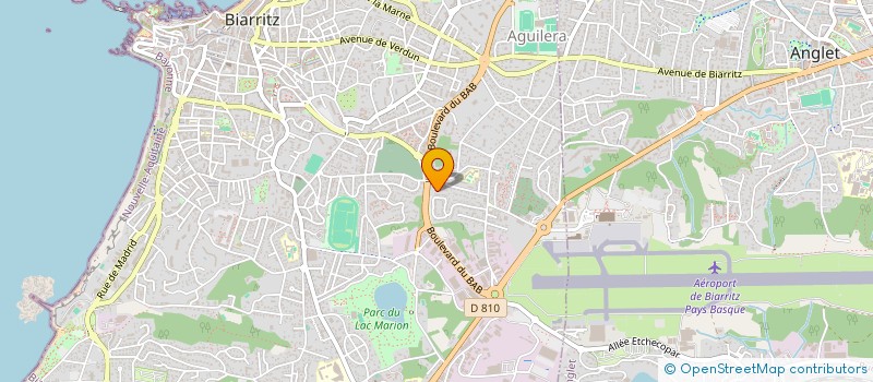 localisation de l'entreprise MONSIEUR DOMINIQUE PRIEUR DU PERRAY  BIARRITZ