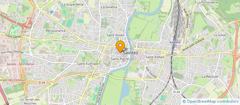 localisation de l'entreprise MONSIEUR DOMINIQUE PROMIS  SAINTES