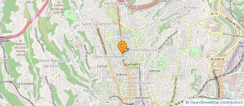 localisation de l'entreprise MONSIEUR DOMINIQUE PROMPT à NICE