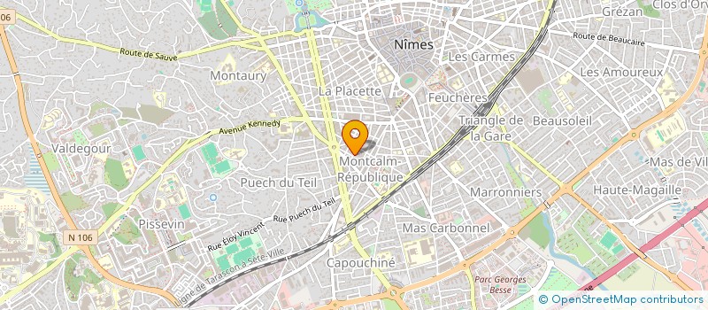 localisation de l'entreprise MONSIEUR DOMINIQUE PROUDHON  SAINT-JULIEN-DU-SERRE