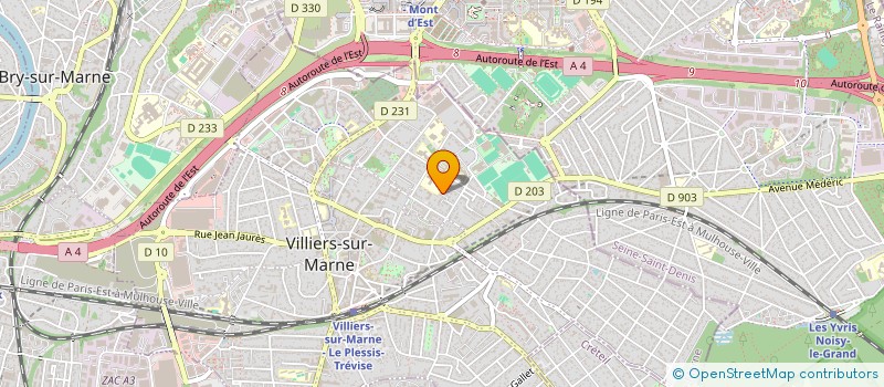 localisation de l'entreprise MONSIEUR DOMINIQUE PROUIN  VILLIERS-SUR-MARNE