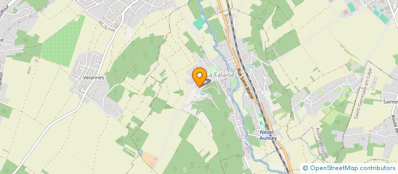 localisation de l'entreprise MONSIEUR DOMINIQUE PUAUD  LA FALAISE