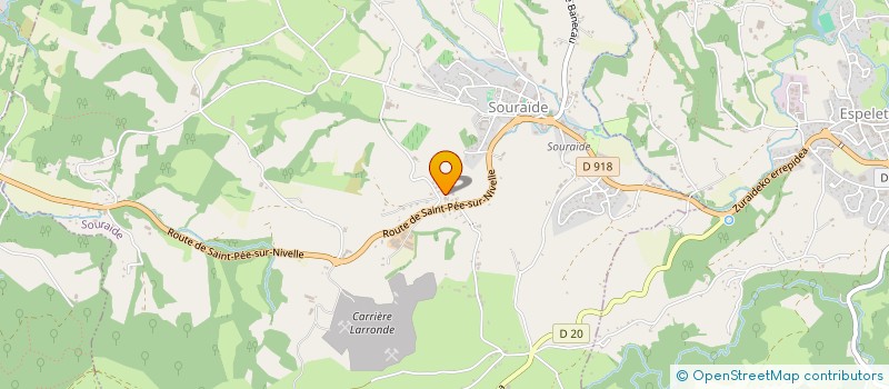 localisation de l'entreprise MONSIEUR DOMINIQUE PUENTE  ITXASSOU