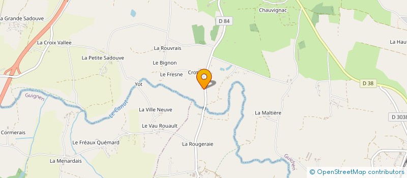 localisation de l'entreprise MONSIEUR DOMINIQUE QUEMERAIS  GUICHEN