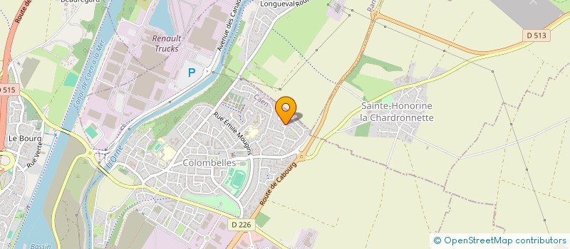 localisation de l'entreprise MONSIEUR DOMINIQUE QUENET  COLOMBELLES