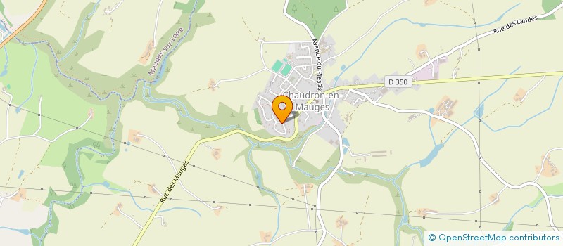 localisation de l'entreprise MONSIEUR DOMINIQUE QUERU  BEAUPREAU-EN-MAUGES