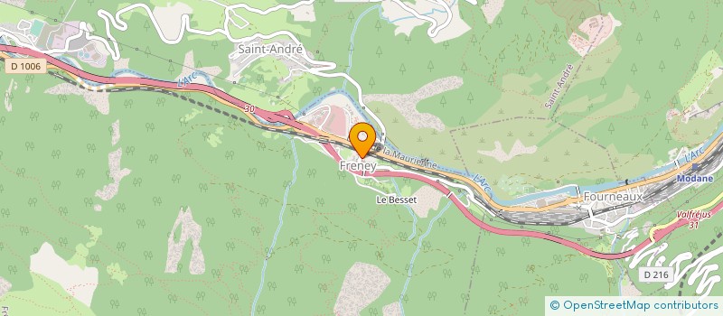 localisation de l'entreprise MONSIEUR DOMINIQUE QUEYREL  AUSSOIS