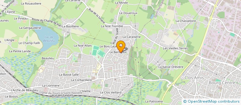 localisation de l'entreprise MONSIEUR DOMINIQUE QUIBAN à COUERON