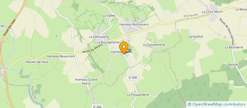 localisation de l'entreprise MONSIEUR DOMINIQUE QUIEDEVILLE à PIERREVILLE