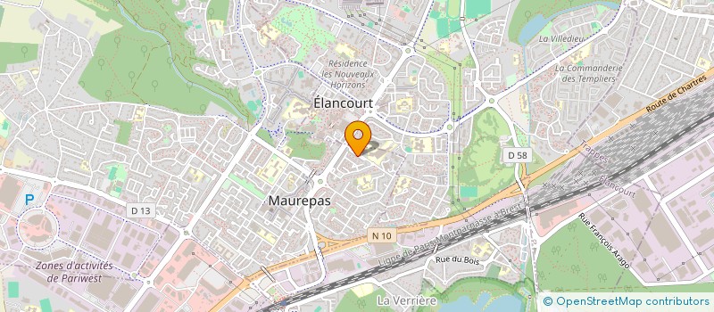 localisation de l'entreprise MONSIEUR DOMINIQUE RAHYR  MAUREPAS