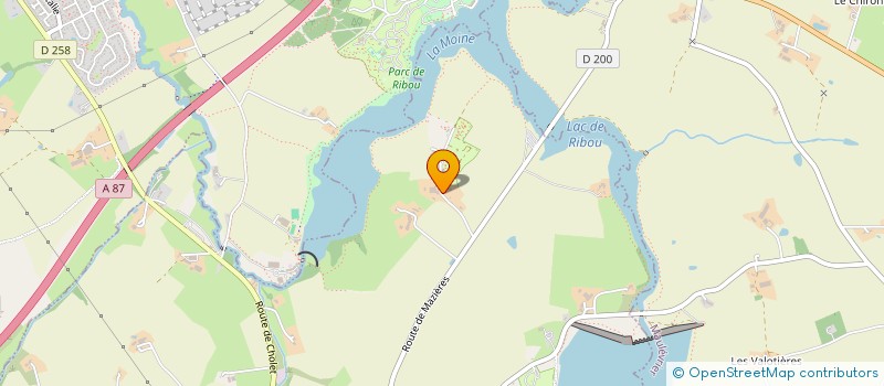 localisation de l'entreprise MONSIEUR DOMINIQUE RAIMBAULT  LA TESSOUALLE