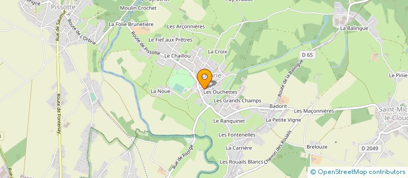 localisation de l'entreprise MONSIEUR DOMINIQUE RAISON  L'ORBRIE