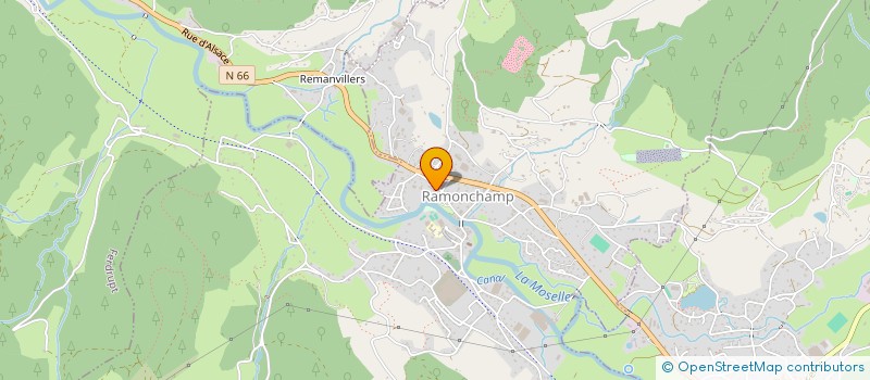 localisation de l'entreprise MONSIEUR DOMINIQUE RALLU  RAMONCHAMP