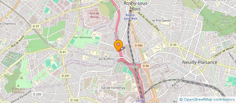localisation de l'entreprise MONSIEUR DOMINIQUE RAMAGE à MONTREUIL