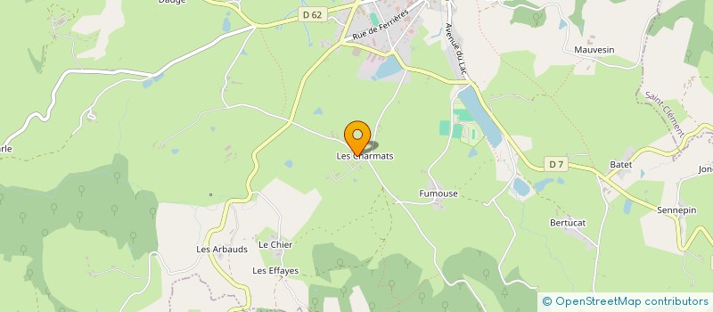 localisation de l'entreprise MONSIEUR DOMINIQUE RAMILLIEN  LE MAYET-DE-MONTAGNE