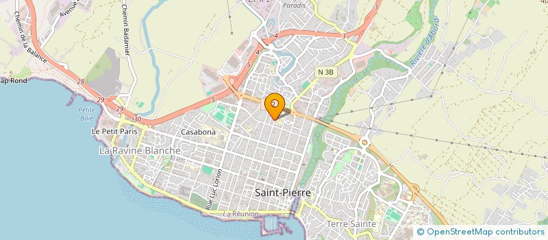 localisation de l'entreprise MONSIEUR DOMINIQUE RANDON à SAINT-PIERRE