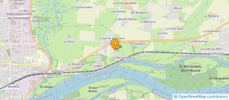 localisation de l'entreprise MONSIEUR DOMINIQUE RAULT  VAIR-SUR-LOIRE